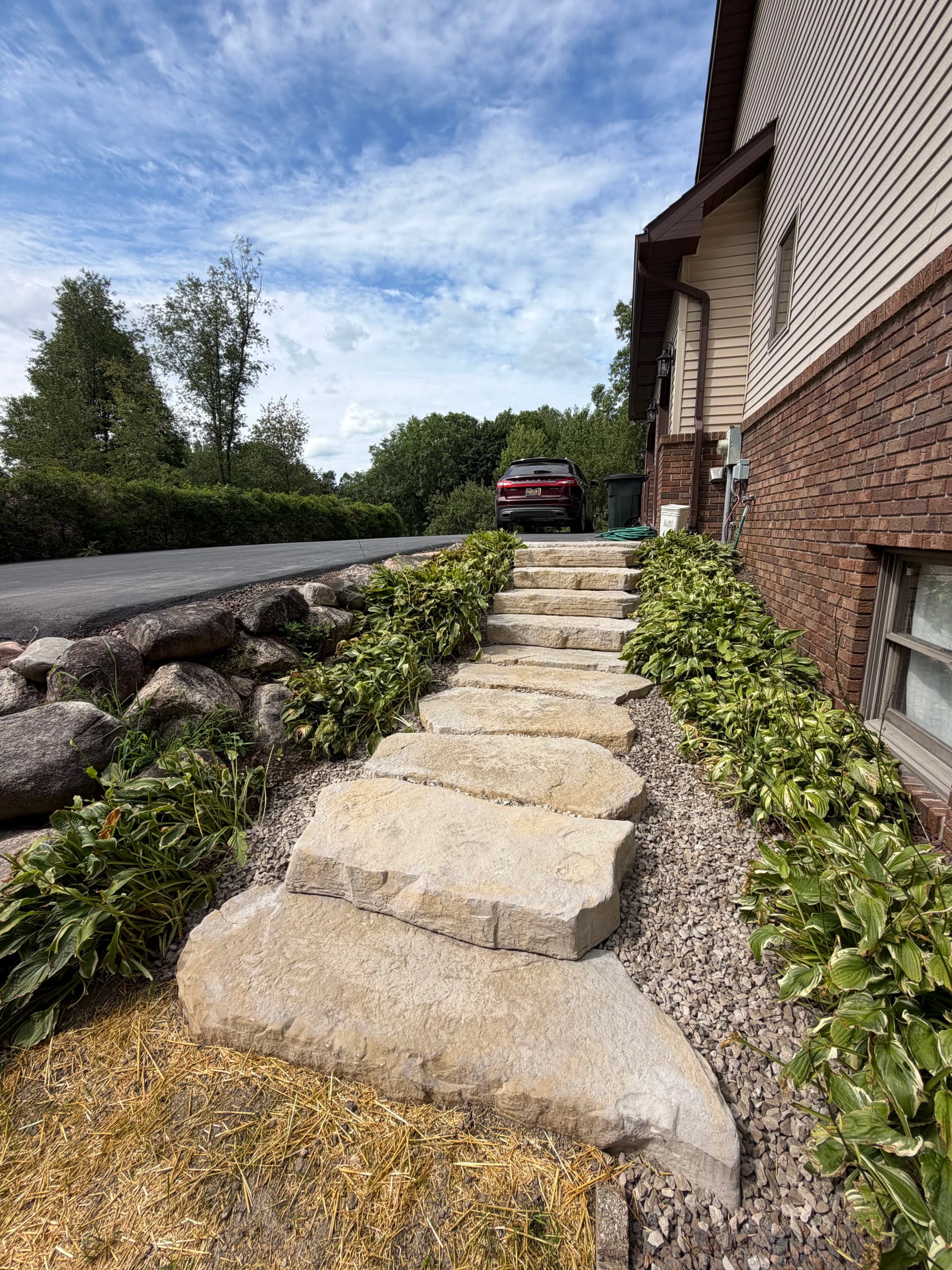 Natural Stone Stairway Built for Daily Use and Lasting Curb Appeal image