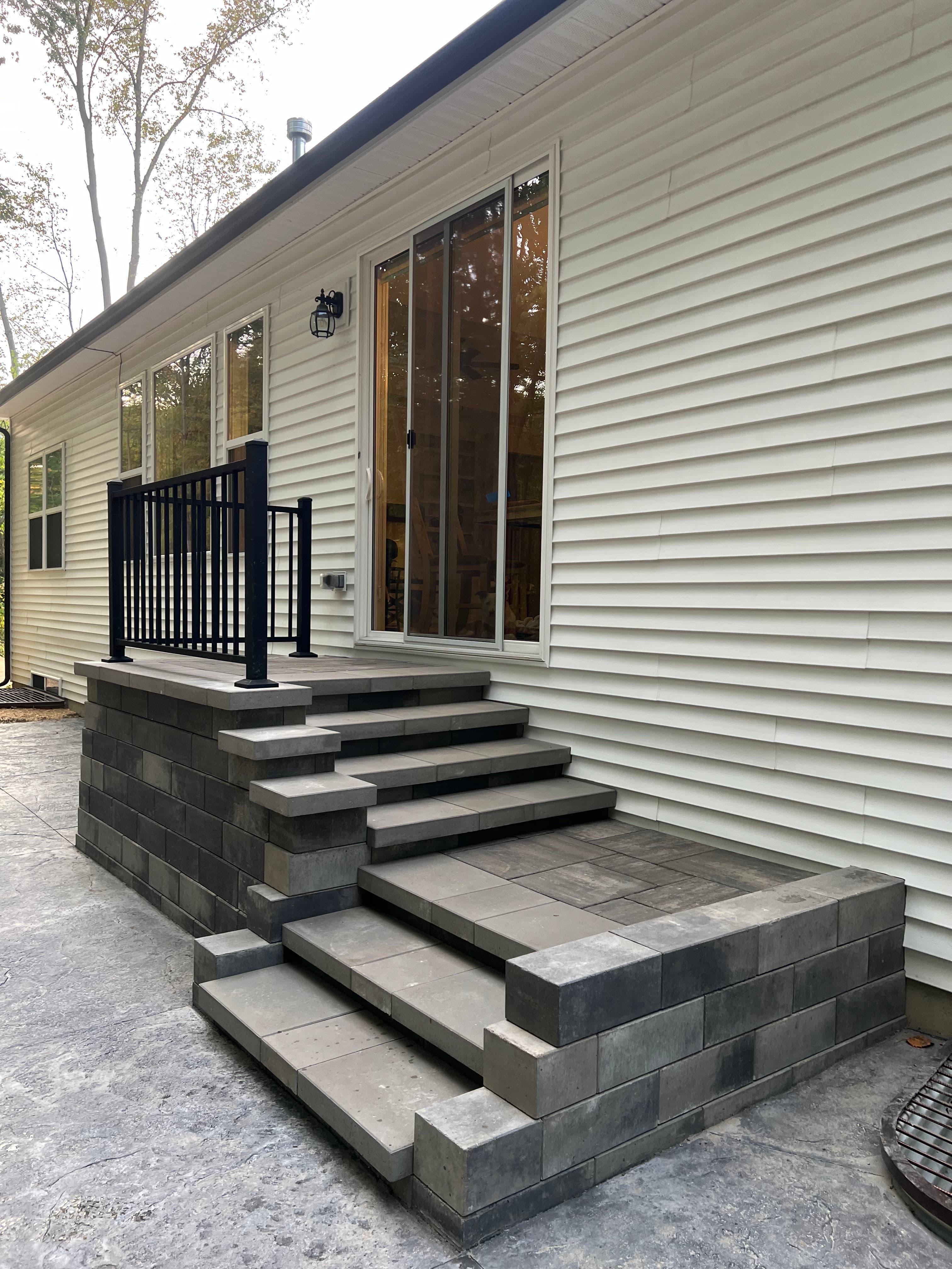 Project Stylish Outdoor Seating and Steps in Hartland MI image