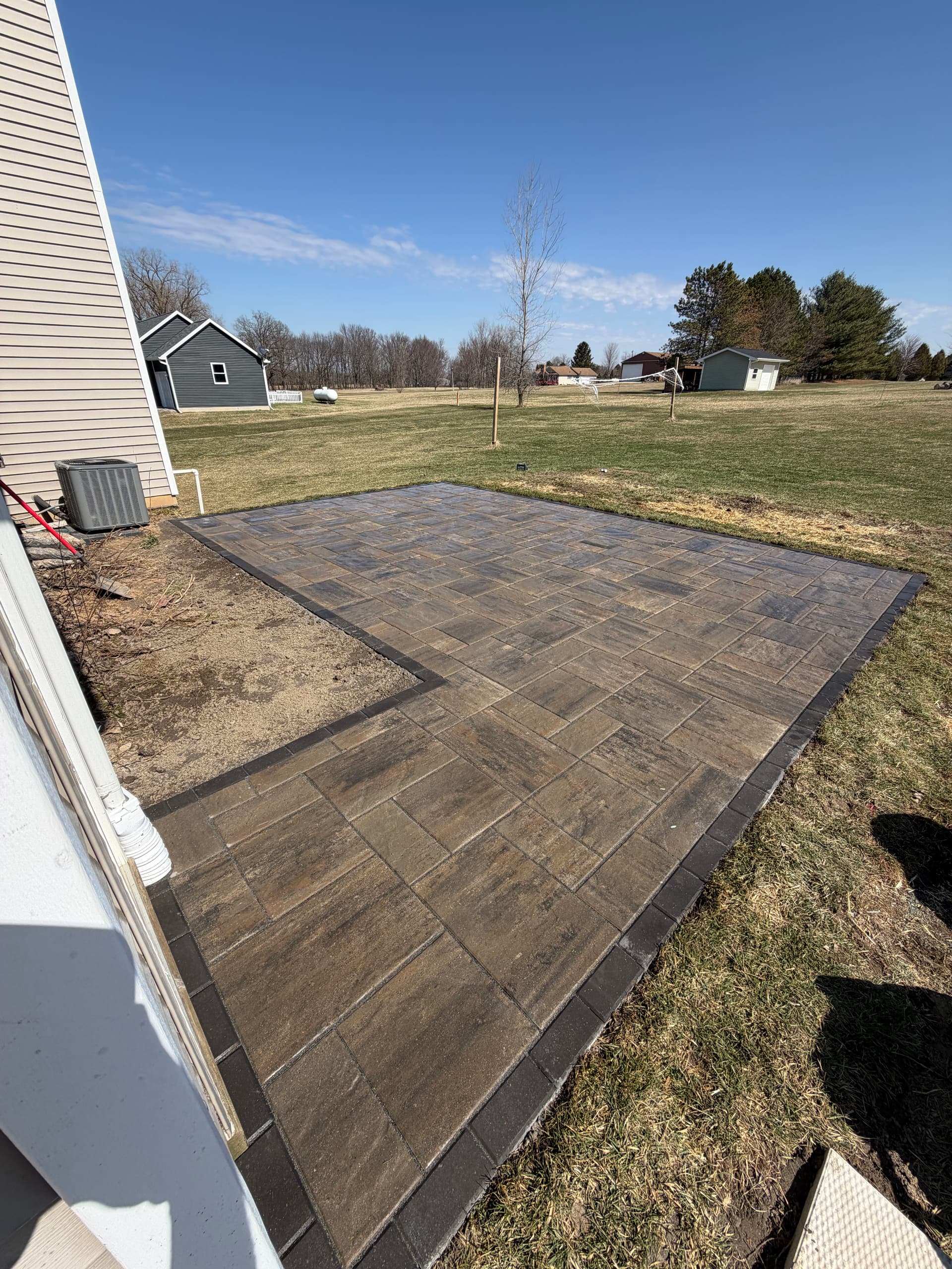 Gallery photos for Unilock Beacon Hill Paver Patio Installed in Fowlerville: Image #1
