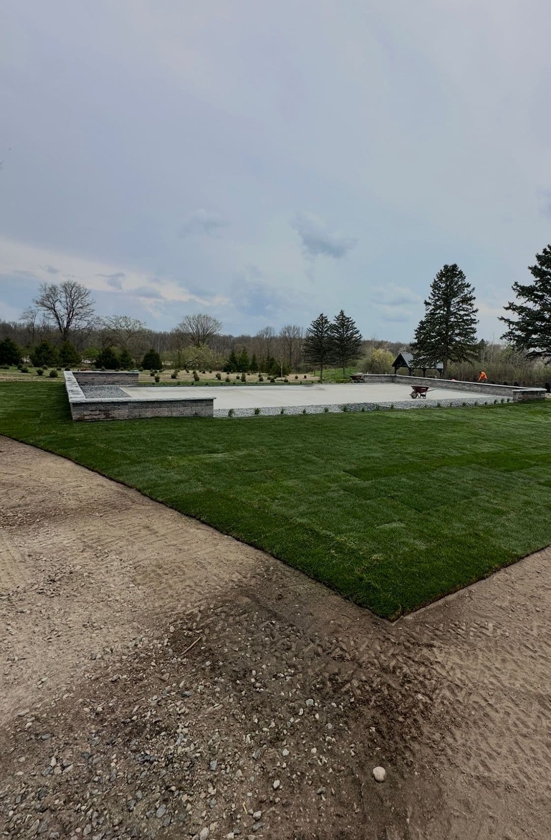 Project Transformative Sod and Stone Landscaping in Howell MI image