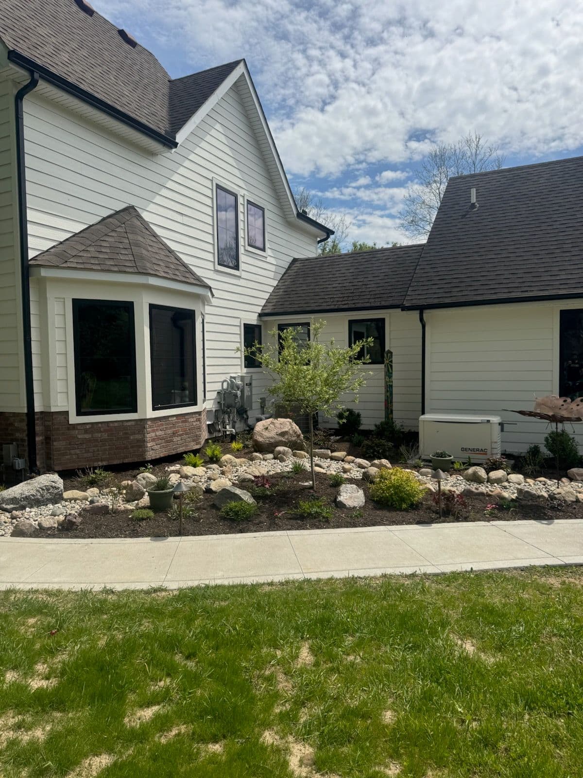 Project Transformative Brighton Yard Revamp with Mulch and Stone image
