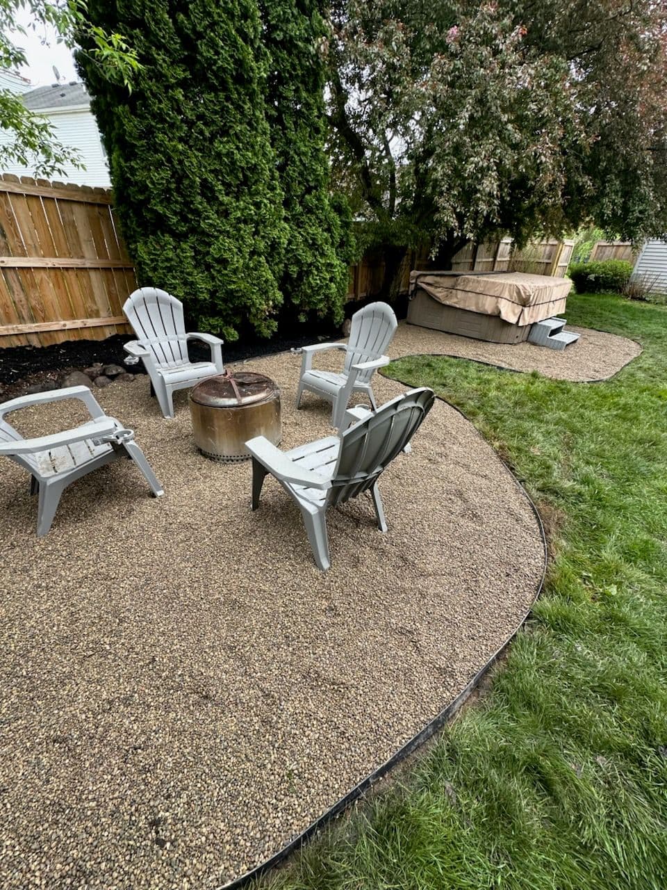 Project Brighton Backyard Oasis with Fire Pit image