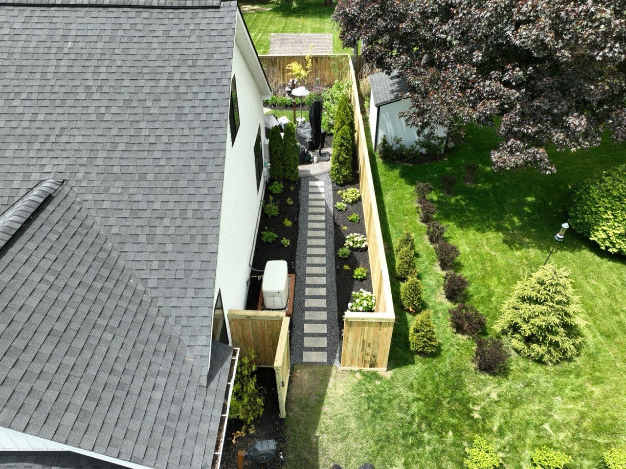 Project Serene Stone Path and Garden in Howell image