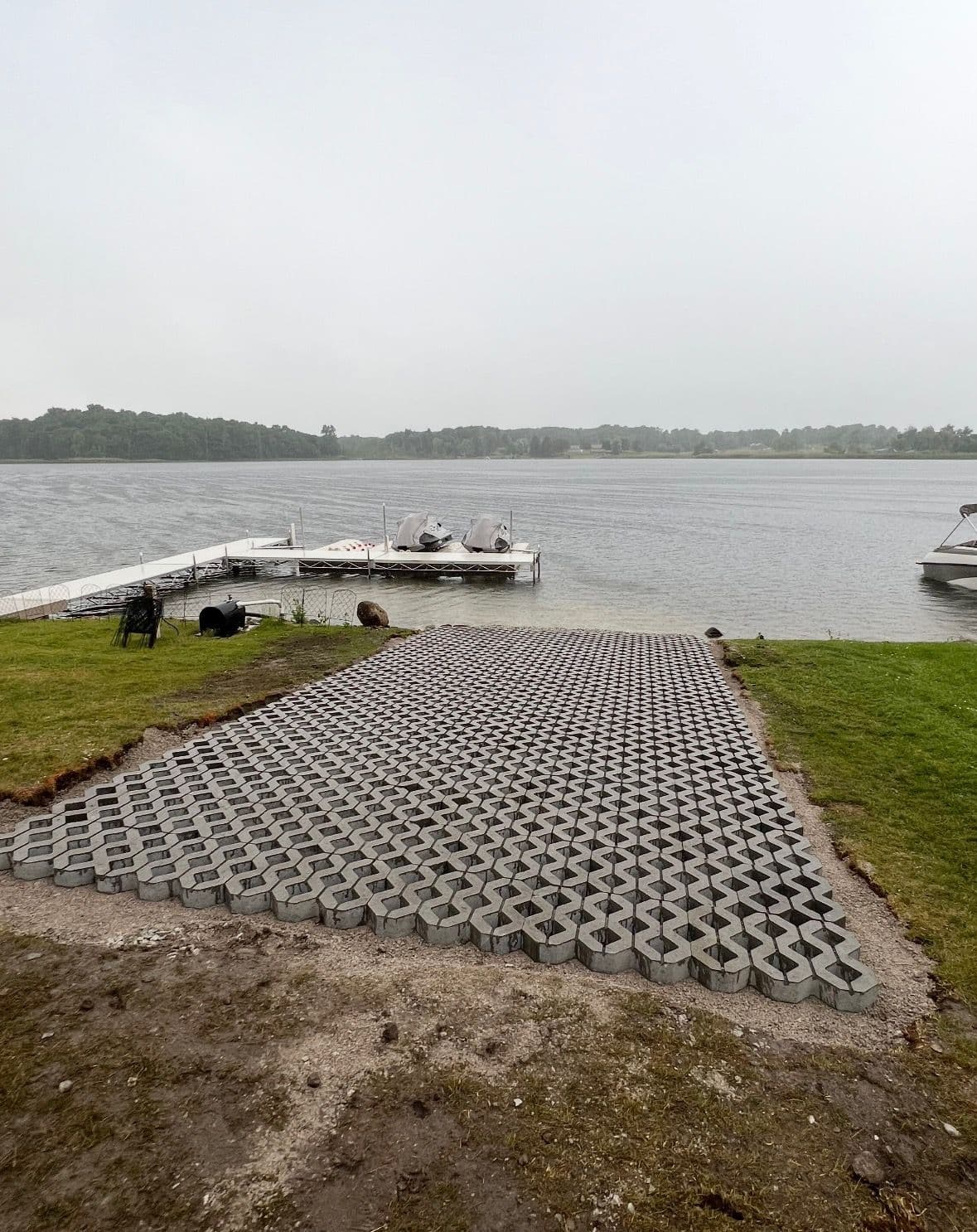 Experience Elegance with Our Turf Stone Boat Launch image