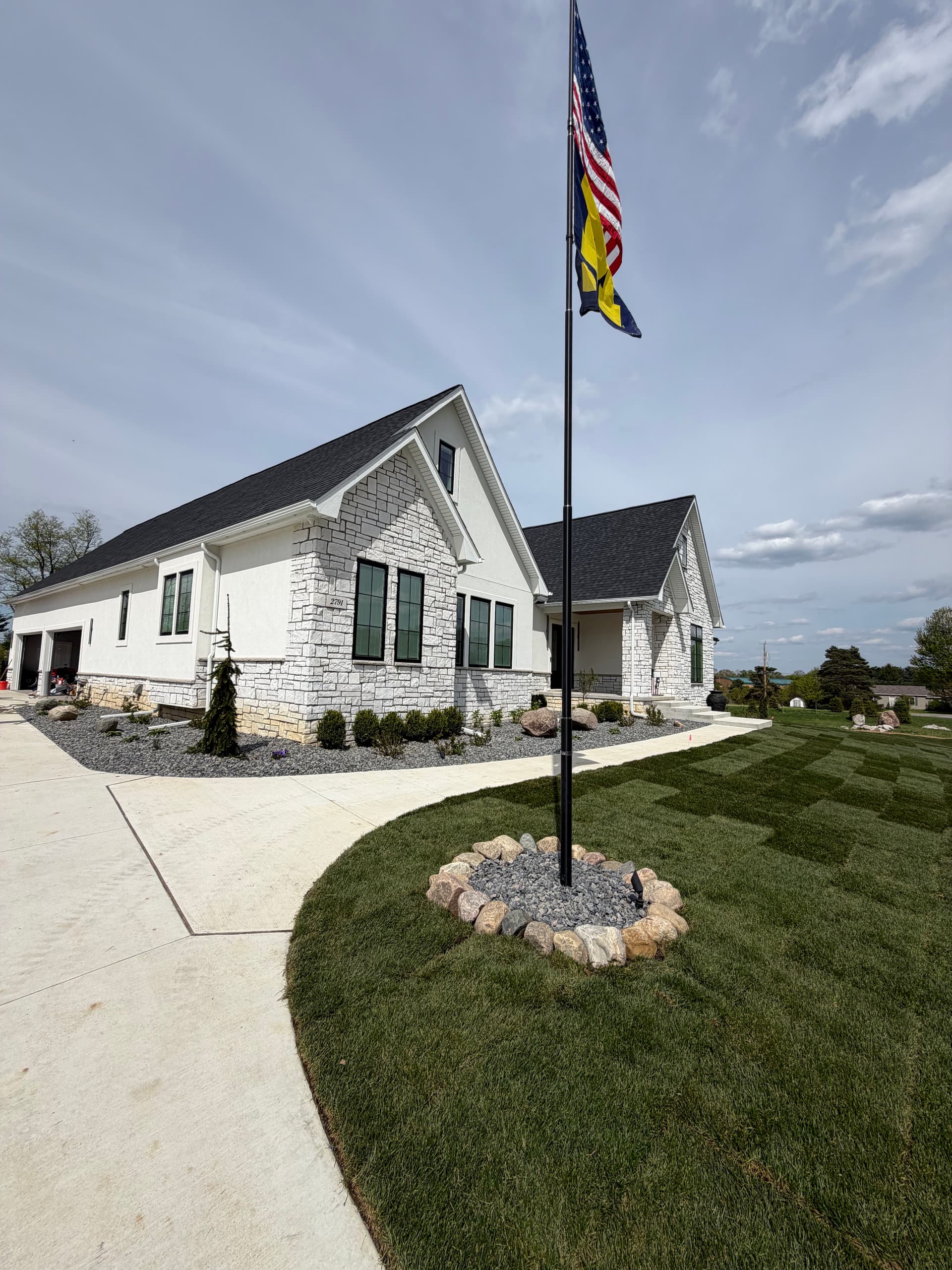 New Construction Landscaping Done Right in Milford image